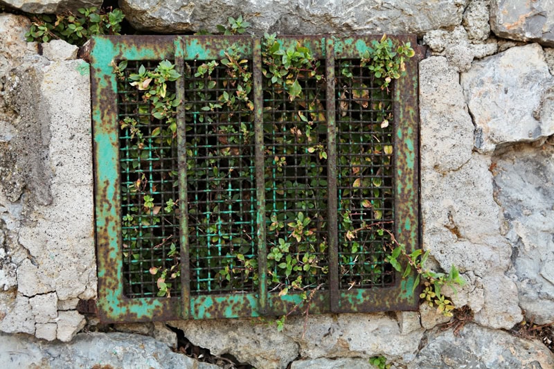 Amalfi, Italy - old grate
