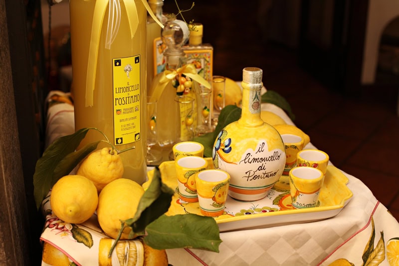 Positano limoncello, Italy